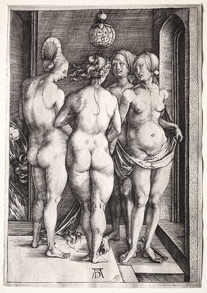 Die vier Hexen (vier nackte Frauen), Albrecht Dürer von De Canon