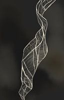 Geometrische Spirale minimalistische Kunst