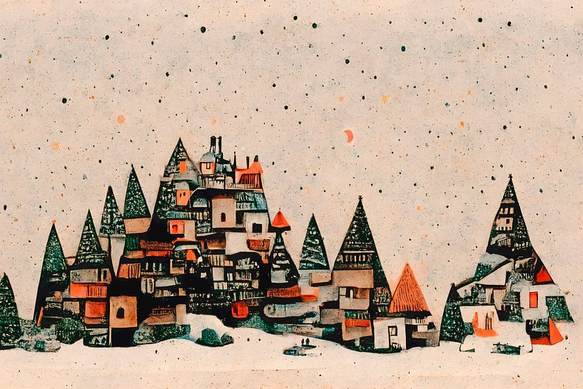 Tiny Village by Treechild