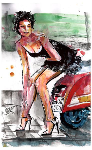 Ragazza in stile von johannes richter