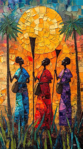 Afrikanische Kunst - Afrikanische Kunst von Gelissen Artworks