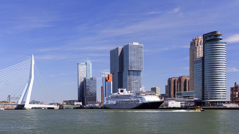 Pont Erasmus et Kop van Zuid par Cor Splint