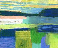 Landschaft mit Morgenlicht