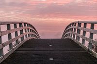 Bridge with pink sky | Landscape photography wall art