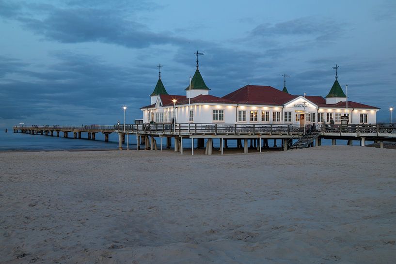 Île d'Usedom - Seebrücke Ahlbeck le soir par t.ART
