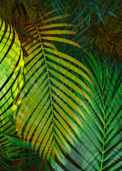 TROPICAL GREENERY LEAVES II von Pia Schneider