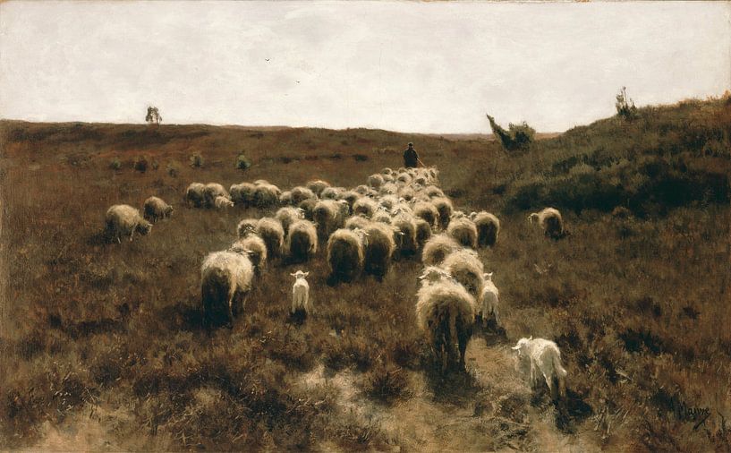 Return of the herd, Anton Mauve by Masterful Masters