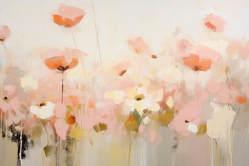 Abstract Flowers | Field Flowers by Abstract Painting