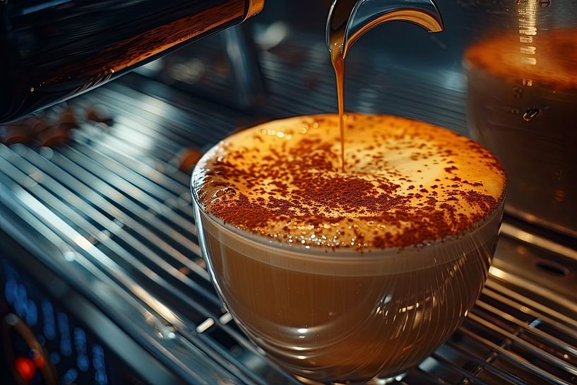 drink a cup of coffee or cappuccino by Egon Zitter