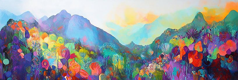 Guatemala Abstract by Abstract Painting