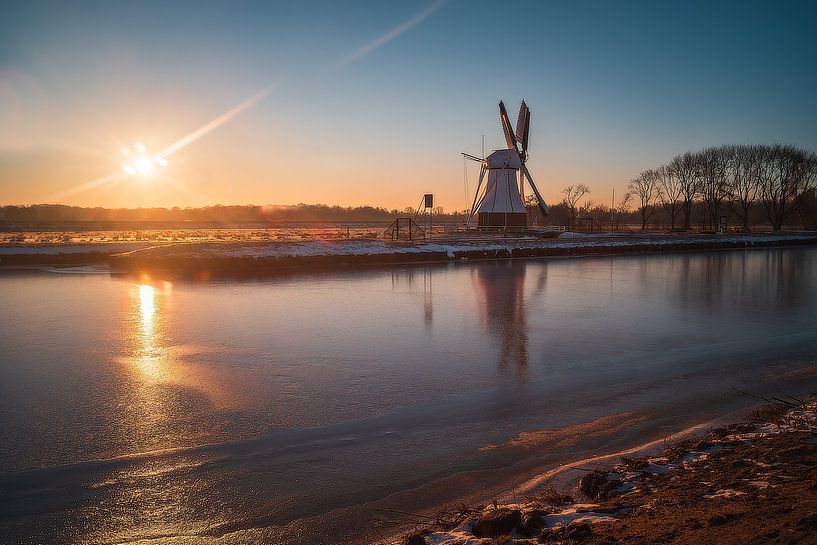 Le moulin blanc par Rene scheuneman