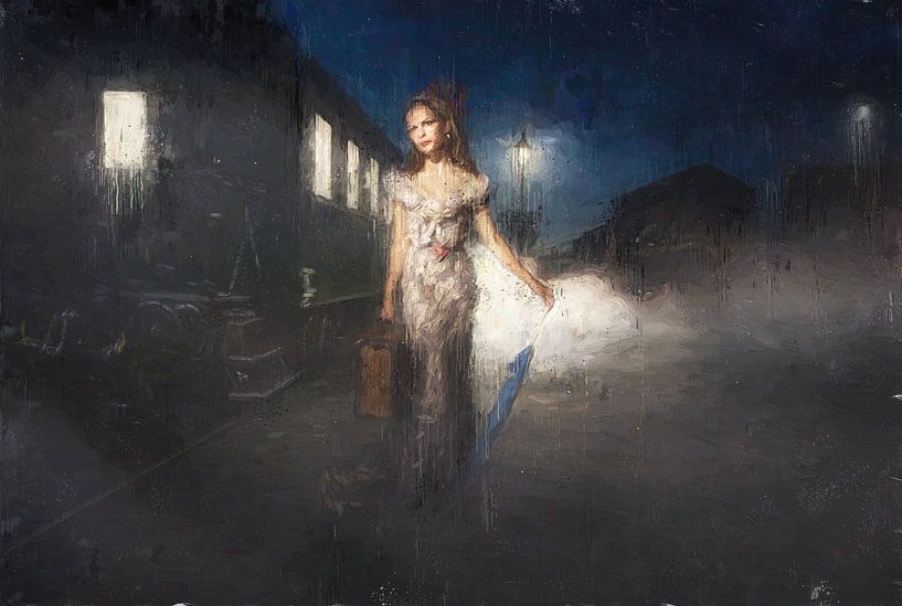 Farewell in steam by Arjen Roos