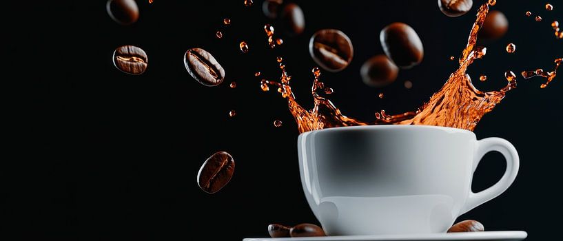 Coffee cup with sparkling drink by Poster Art Shop