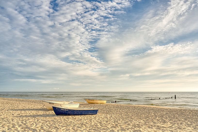 Fishing boats on Usedom by Michael Valjak