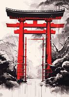 Ukiyo Japanische Malerei