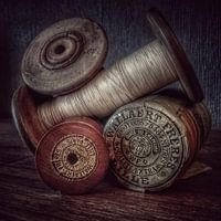 vintage garen bobijnen 