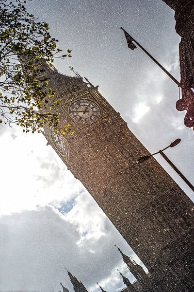 Big Ben verschneit von Stefan Havadi-Nagy