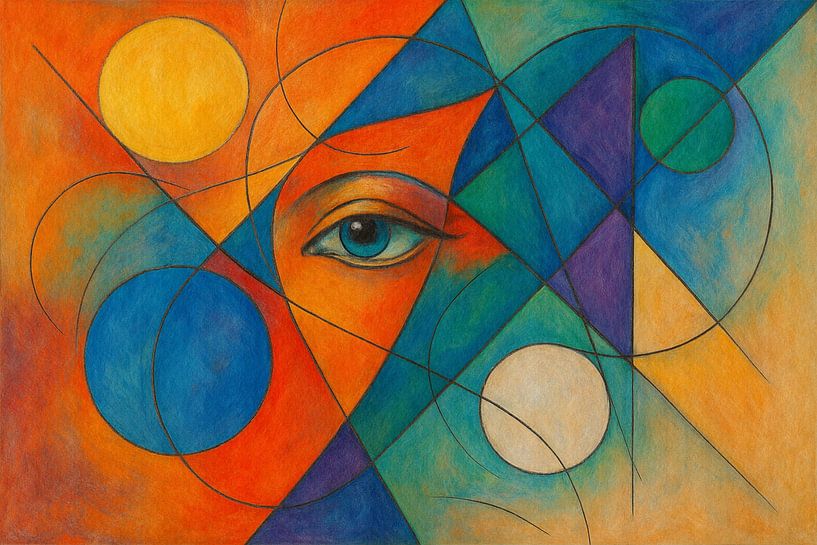 Das Auge der Farbenwellen von Gabi Siebenhühner