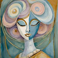 Masks of a woman