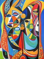 `Modern colourful hidden faces