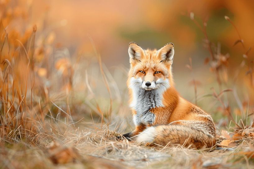 The Peace of Morning | A Fox in Nature at Sunrise by Karina Brouwer