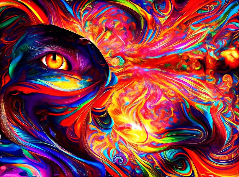 Das Auge und die Farben von DeVerviersBelgium