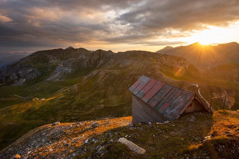 Sunrise over the mountains of Hohe Tauern National Park in Austria by Marcel van Kammen