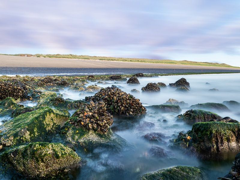 Pier mit Wolken von Randy Riepe