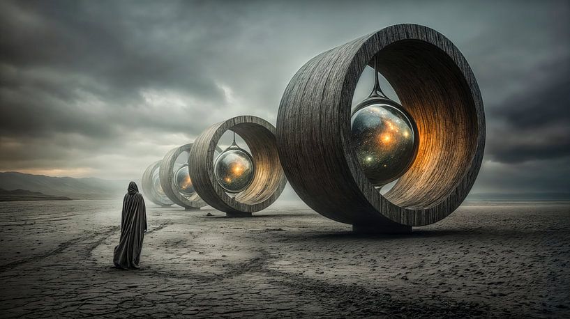 The guardians of endless time by Klaus Tesching - Art-AI