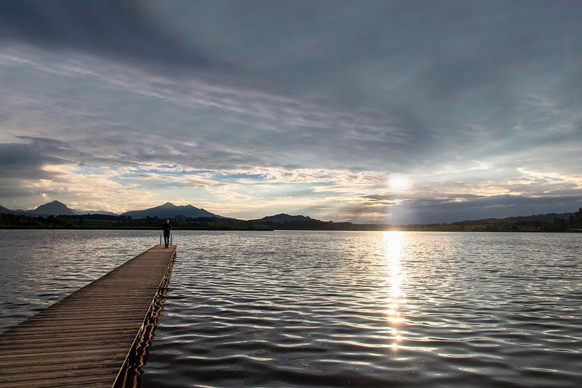 Knopfensee, den Sonnenuntergang beobachten von Marly De Kok