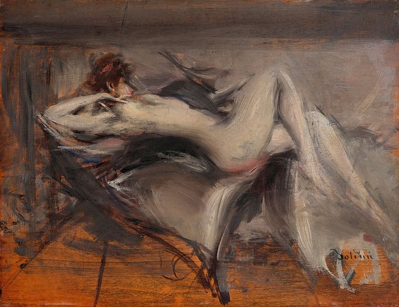 Giovanni Boldini - Weiblicher Akt von Peter Balan