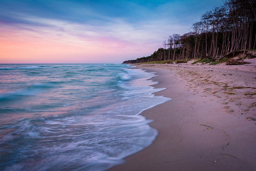 Abend am Strand auf Darß von Martin Wasilewski