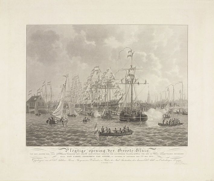 Amsterdam, ouverture de la grande écluse par Atelier Liesjes