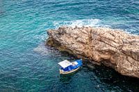 Għar Lapsi Bucht mit dem Boot