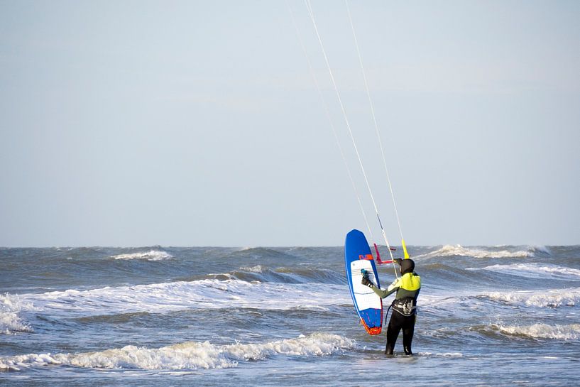 Kitesurfer par Liesbeth Vogelzang