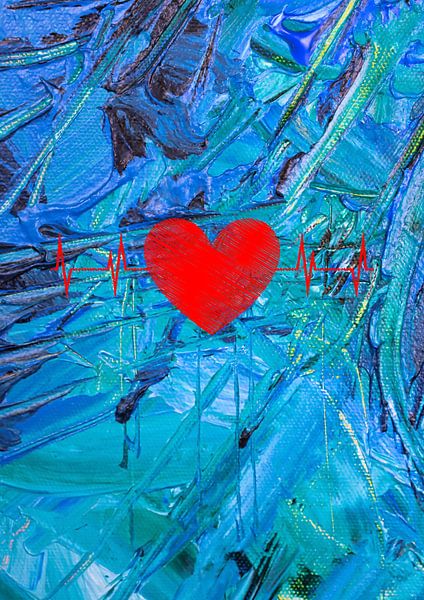 The heartbeat of an artist by A De Jong