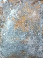 Ruée vers l'or Gris Blanc Abstrait moderne