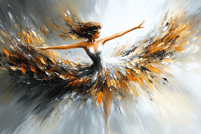 Abstrakte Dynamik einer Ballerina von Imperial Art House