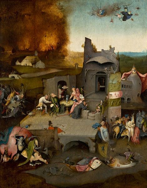 Les tentations de saint Antoine, Jheronimus Bosch par Des maîtres magistraux
