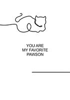 chat dessin au trait