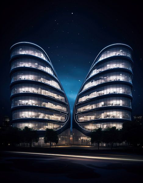 Vue de la ville par fernlichtsicht