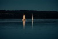 Tour de voile en soirée