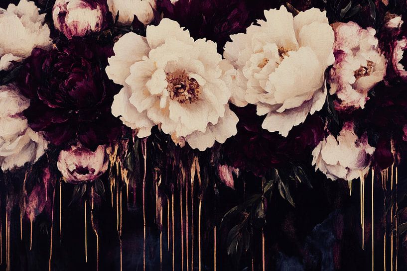 Dramatic peony blossom affair by Floral Abstractions
