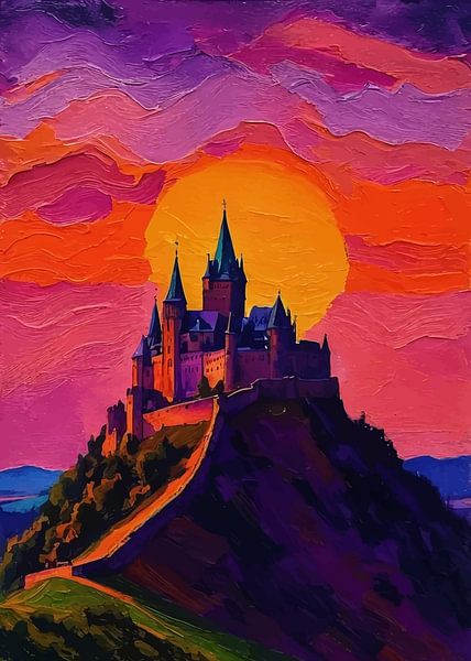 Burg Hohenzollern Dämmerung von MIROKKU