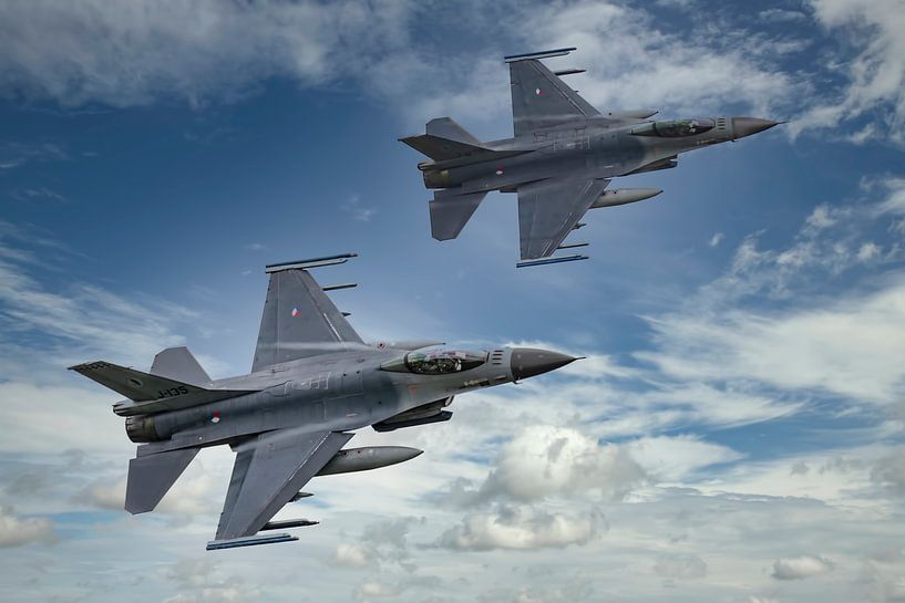F-16 Fighting Falcon Netherlands by Gert Hilbink