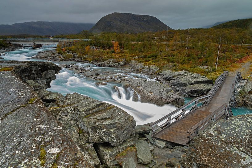 Wasserfall in Jotunheimen von Menno Schaefer