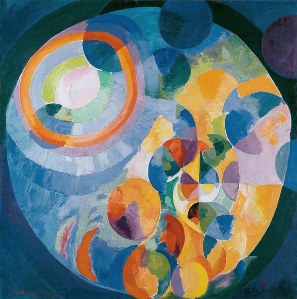 Robert Delaunay Circular Forms.Sun and moon by finemasterpiece