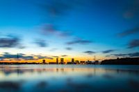 Avondfoto skyline Almere - 3