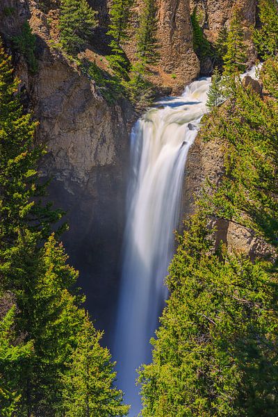 Chute d'eau Tower Falls, Yellowstone N.P., Wyoming par Henk Meijer Photography