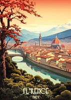 Zonsondergang Florence